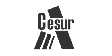logo negro de la empresa "cesur"