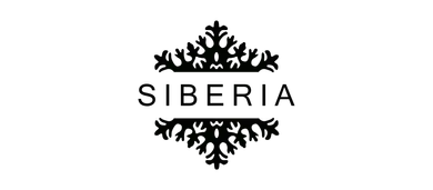 logo siberia negro